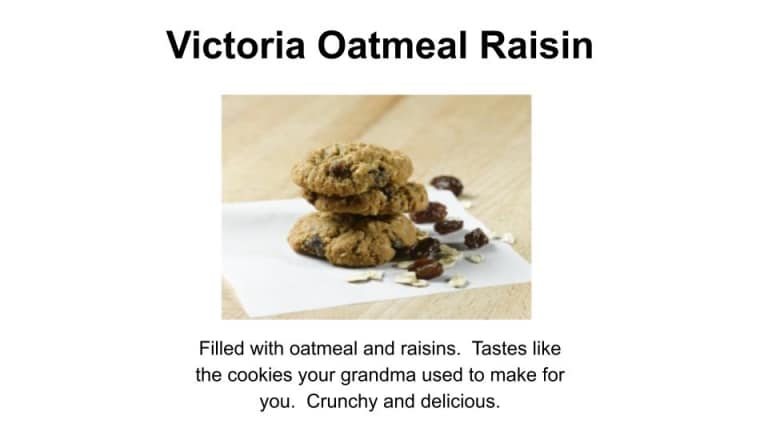 Oatmeal Raisin cookies